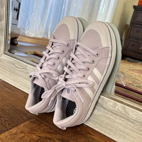 Adidas Women's Lavender Sneakers - Picture 2 of 8